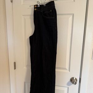 Democracy Ab Solution Wide Leg Dark Indigo Size 8